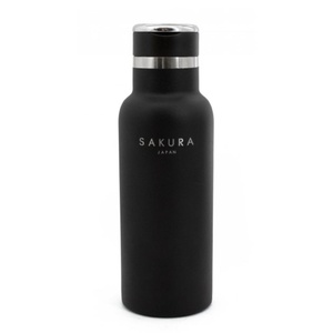 imagen de Botella Térmica Sakura Acero Inox 500 Ml Negro Mate (23500N)
