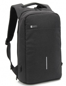 imagen de Mochila portanotebook Antirrobo USB Zom (ZB-A570GR)