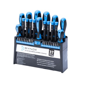 imagen de Kit De Destornilladores Y Puntas Bynox 37 Piezas